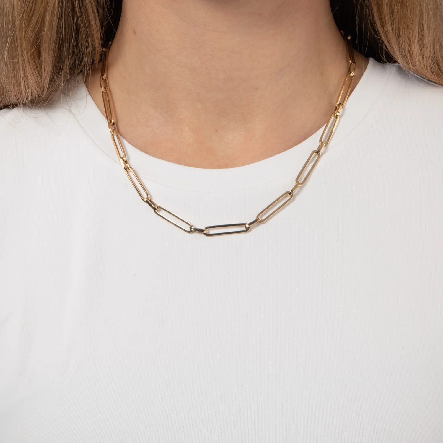 Vibholm GULD - Collier med aflange led - VXXHON11418 - Image 2