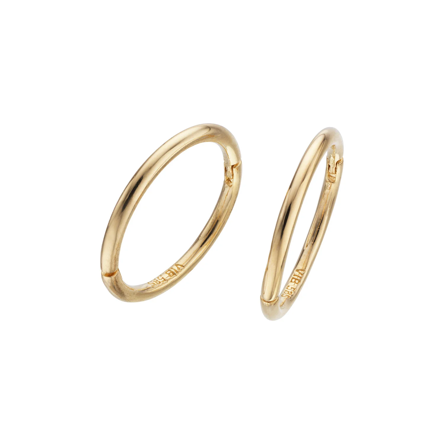 Vibholm GULD - Creoler 12 mm - 14 kt. guld