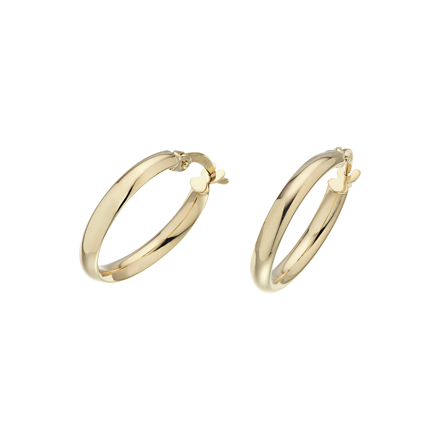 Vibholm GULD - Creoler 3x18 mm - 8 kt. guld