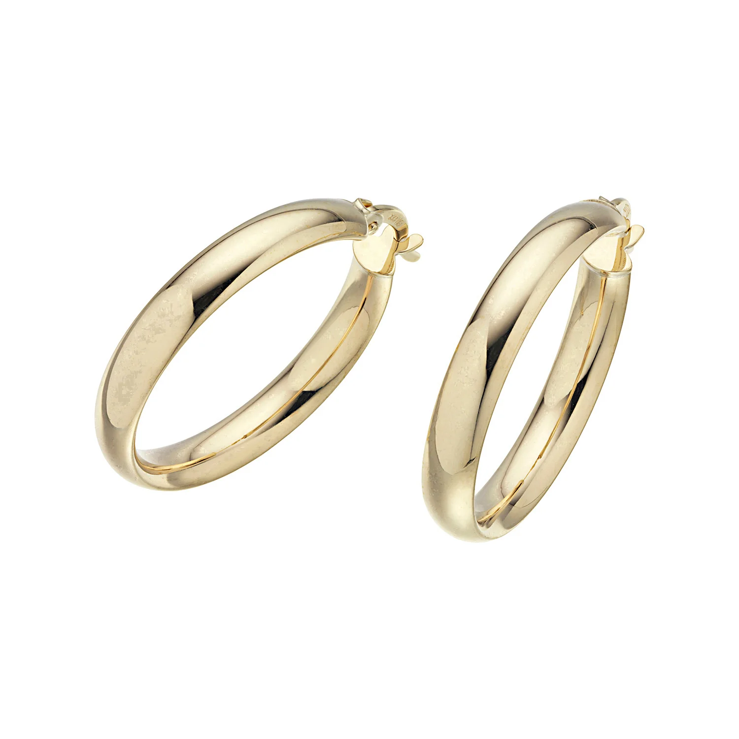 Vibholm GULD - Creoler 4x24 mm - 8 kt. guld