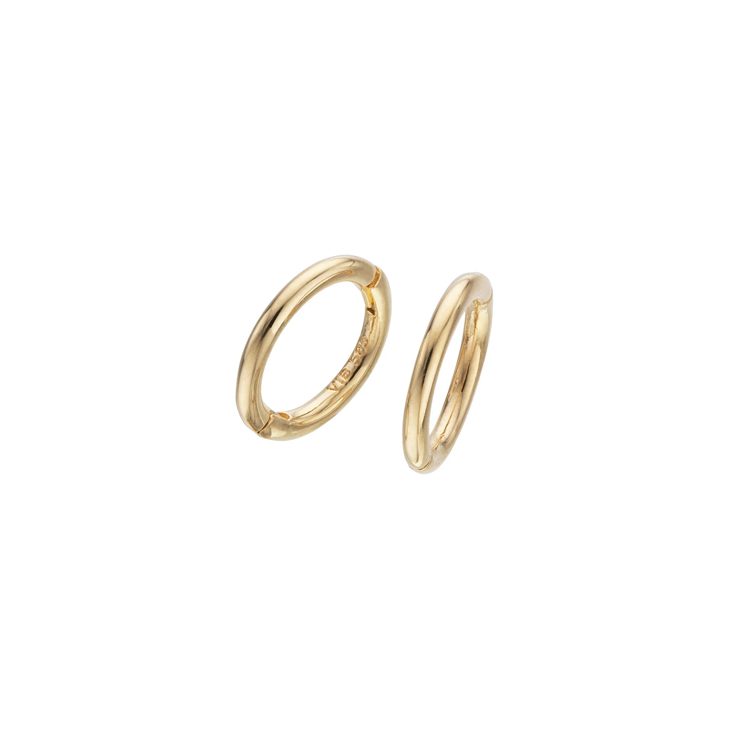 Vibholm GULD - Creoler 8 mm - 8 kt. guld