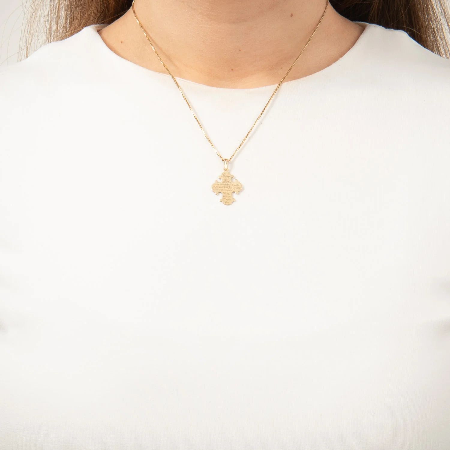 Vibholm GULD - Dagmarkors m. fadervor, 22 mm - 8 kt. guld - Image 4