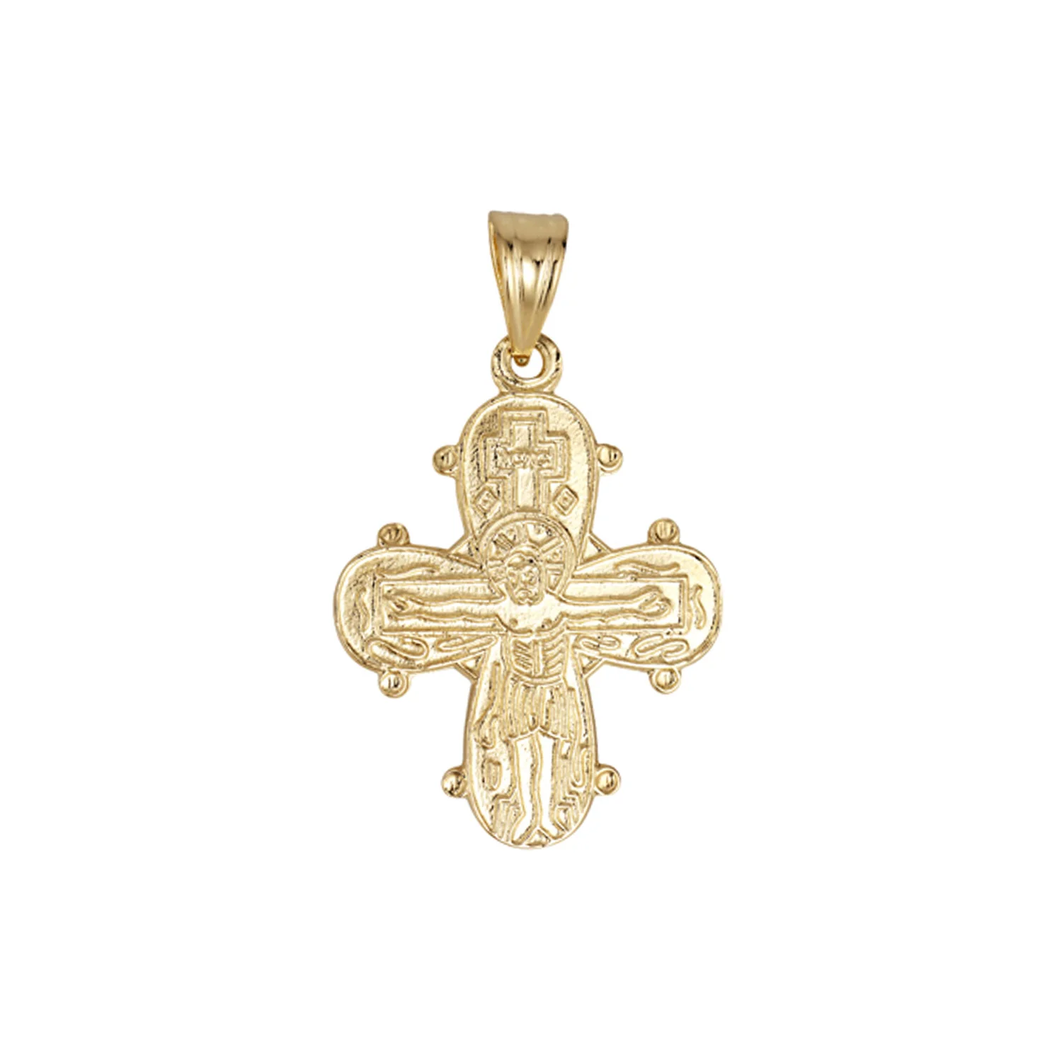 Vibholm GULD - Dagmarkors m. Fadervor, Laser - 14 kt. guld