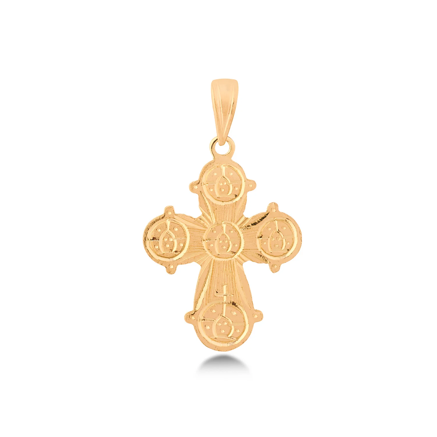 Vibholm GULD - Dagmarkors m. Jesus - 14 kt. guld - Image 2
