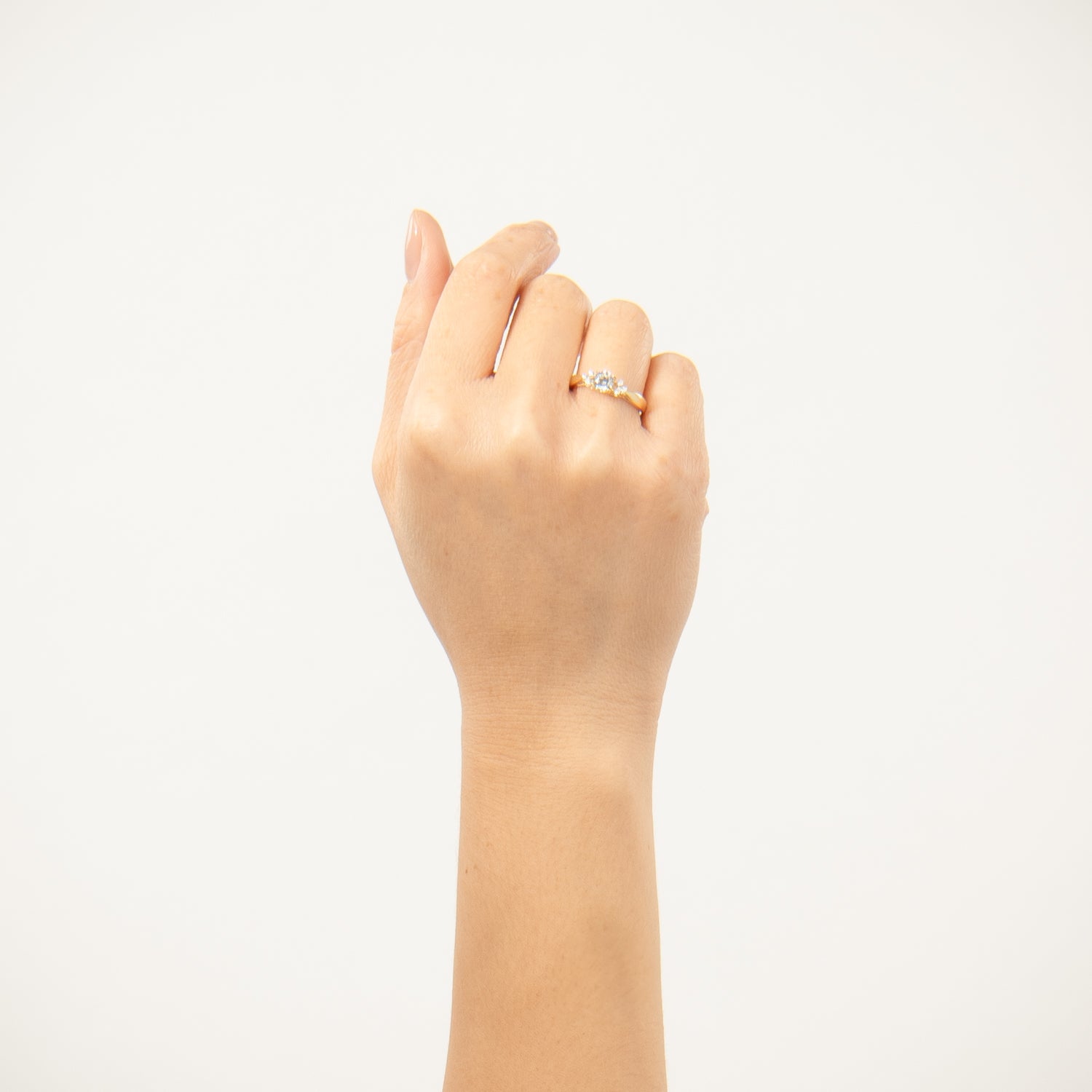 Vibholm GULD - Elegant ring m. zirkonia - 8 kt. guld - Image 2