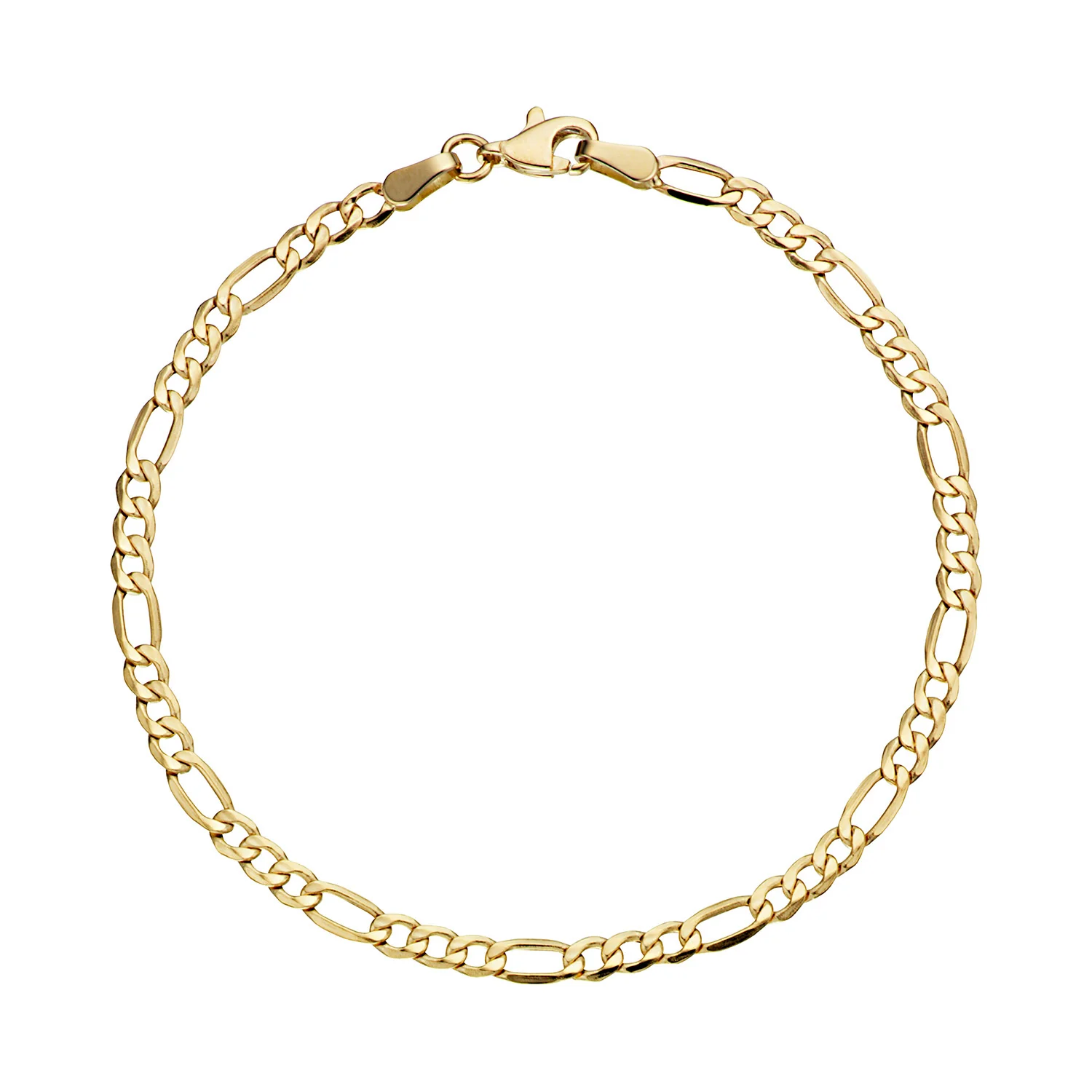 Vibholm GULD - Figaro armbånd 3,5 mm - 14 kt. guld