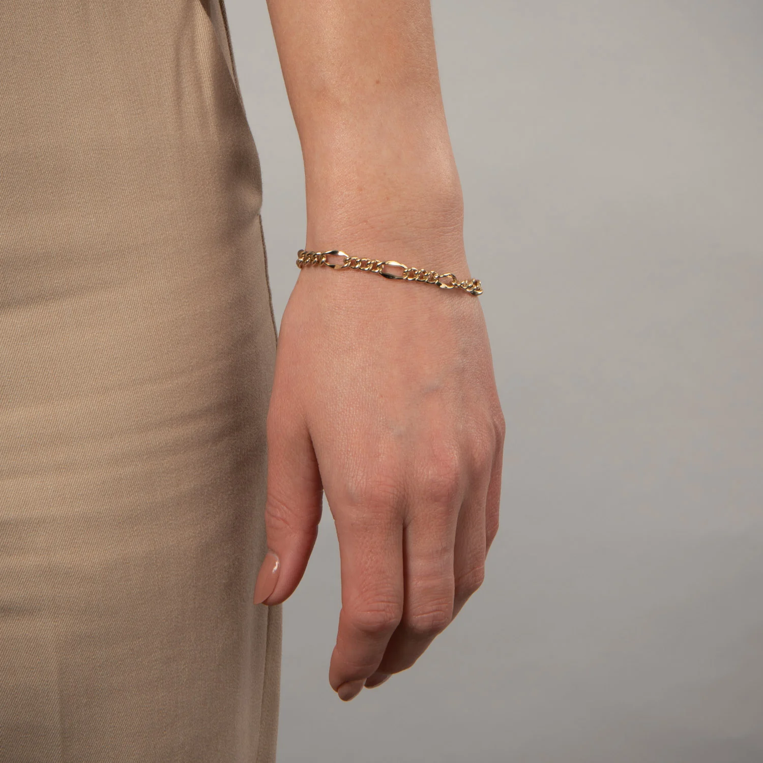 Vibholm GULD - Figaro armbånd - XXHOB11577 - Image 2