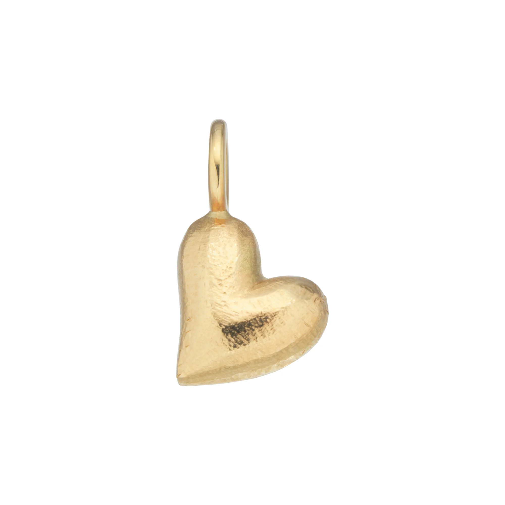 Vibholm GULD - Håndlavet hjertevedhæng - 14 kt. guld