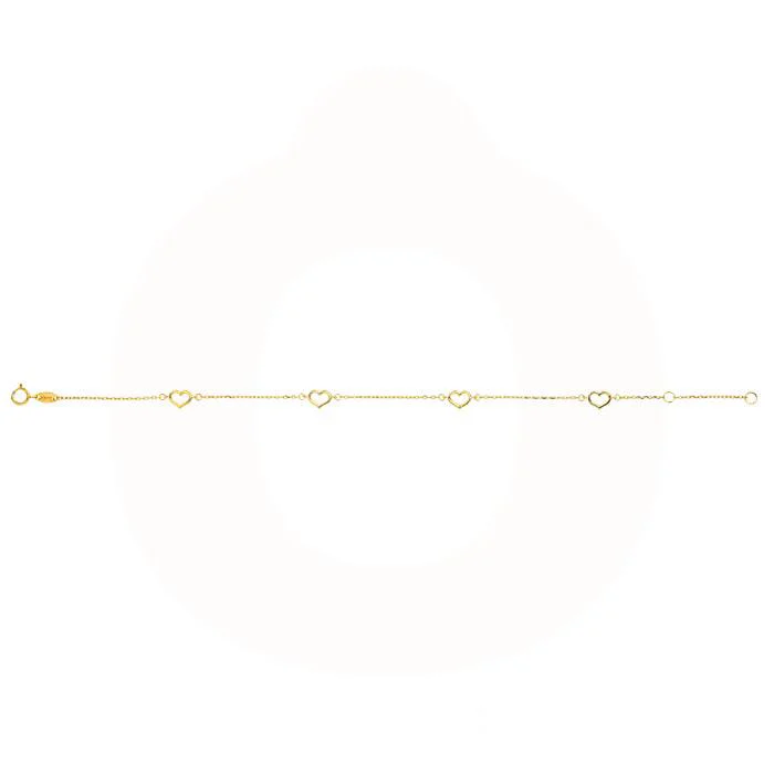 Vibholm GULD - Hjerte Armbånd - X5FOR6B1747-III-16
