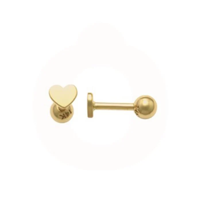 Vibholm GULD - Hjerte Ørestik - PI46531