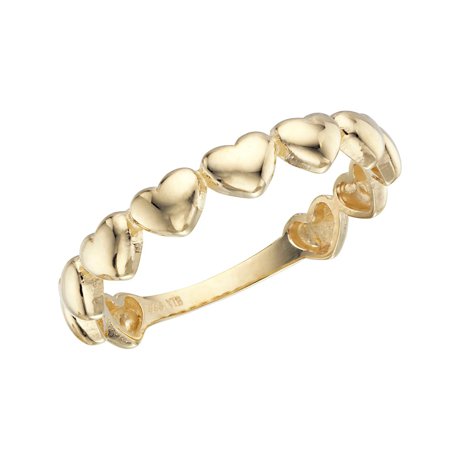 Vibholm GULD - Hjerte ring - 8 kt. guld