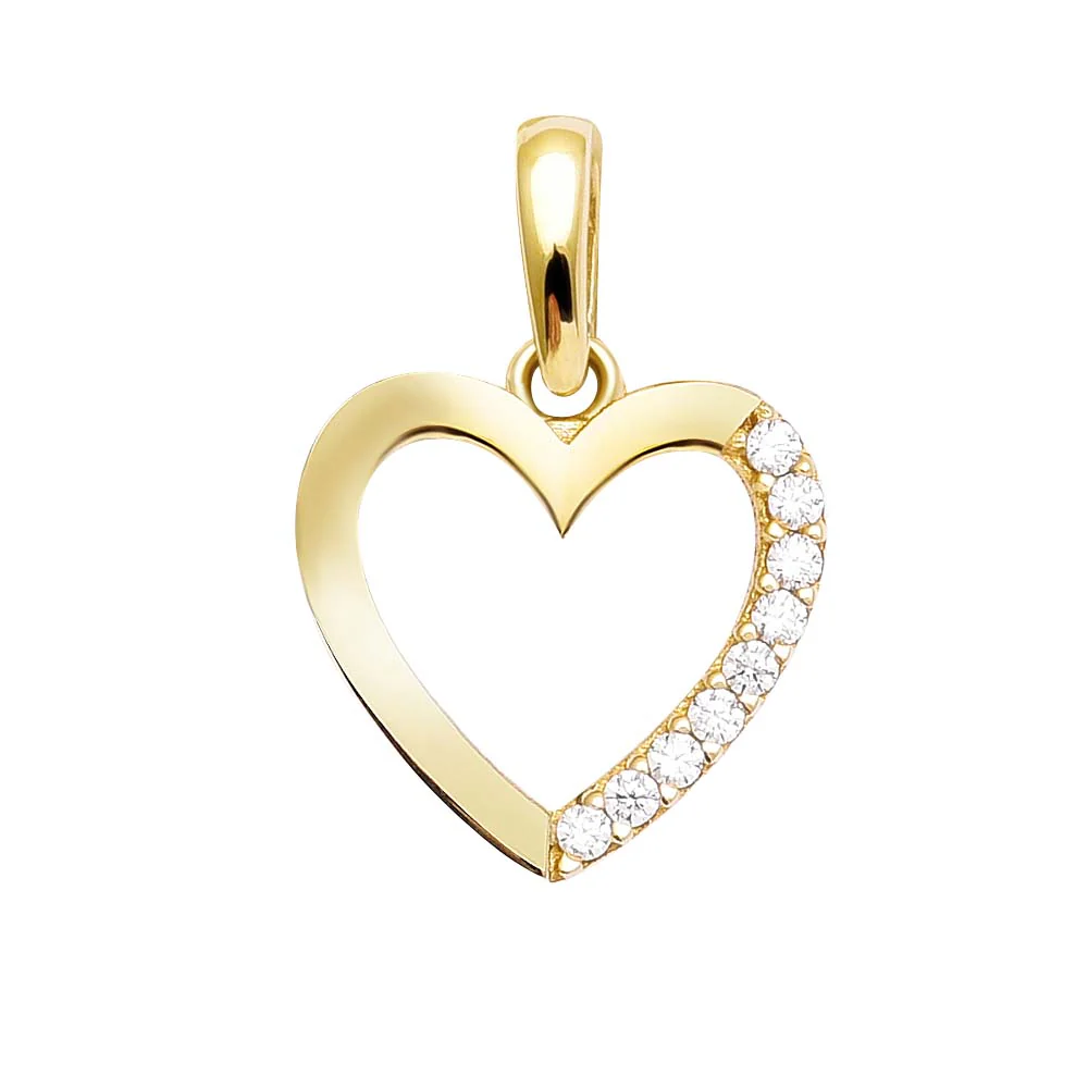 Vibholm GULD - Hjerte Vedhæng - ZS-CP0060
