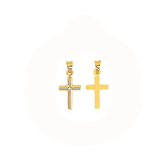 Vibholm GULD - Kors Vedhæng 13 mm - BSC50/ISTP14027-8