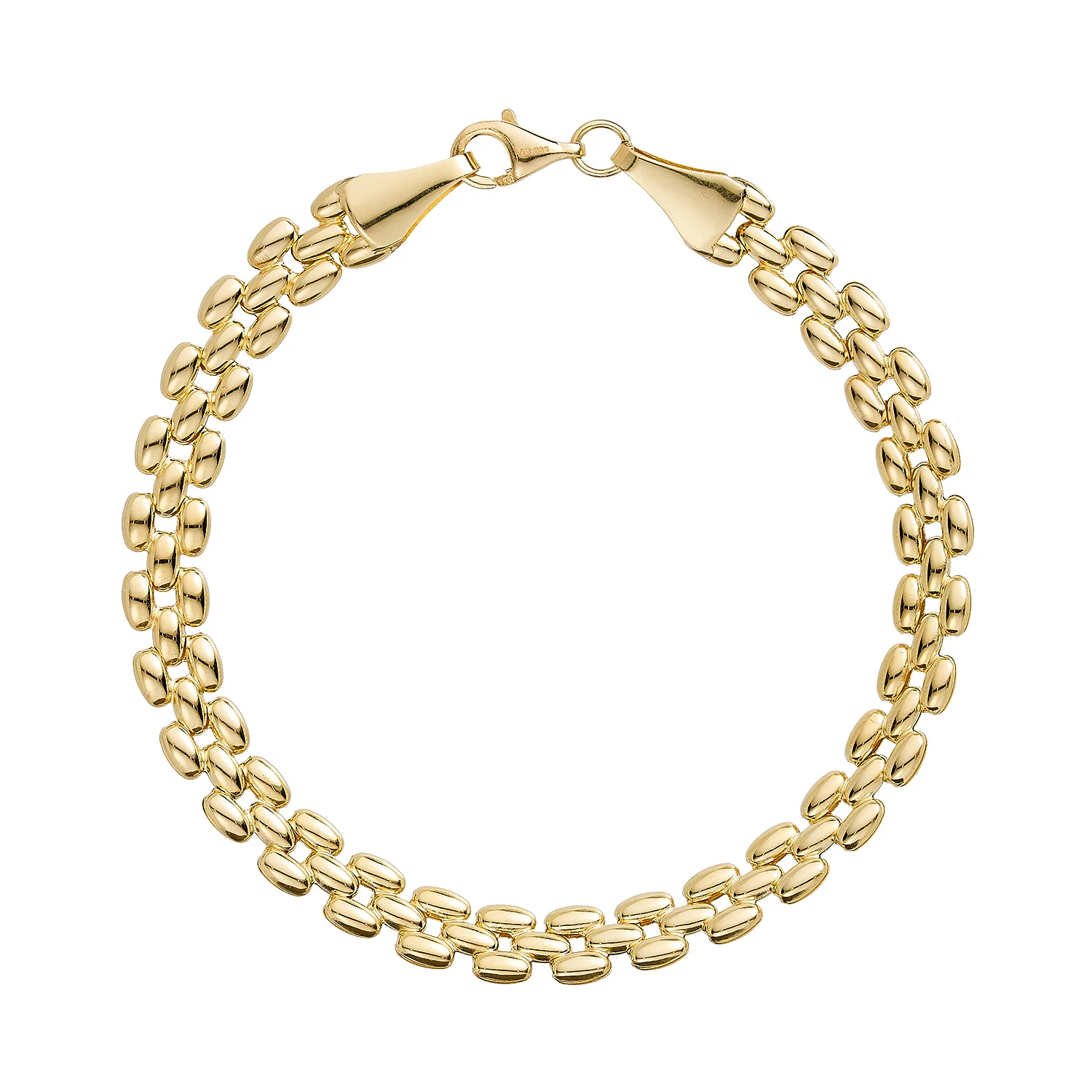 Vibholm GULD - Mursten armbånd, 18 cm - 8 kt. guld
