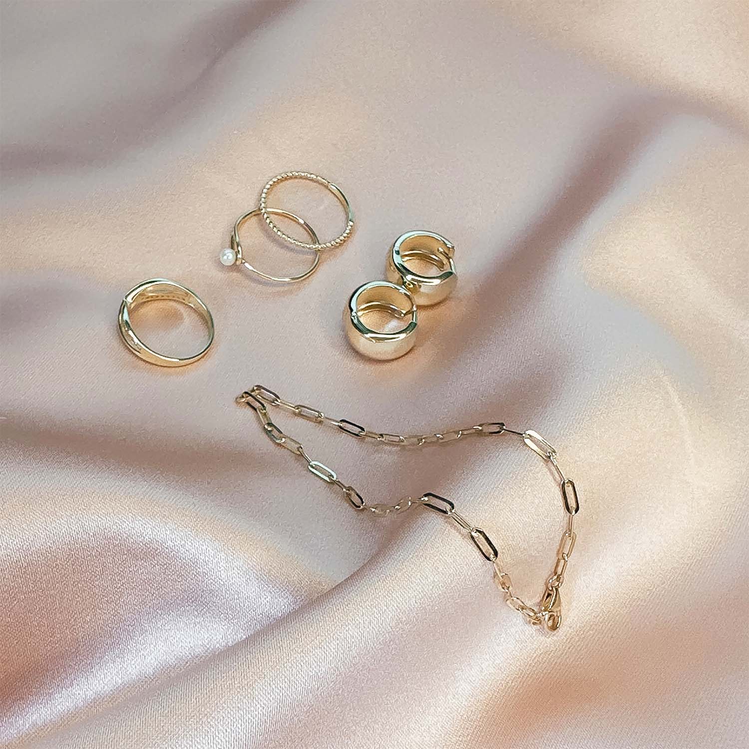 Vibholm GULD - Oval armbånd - 14 kt. guld - Image 3