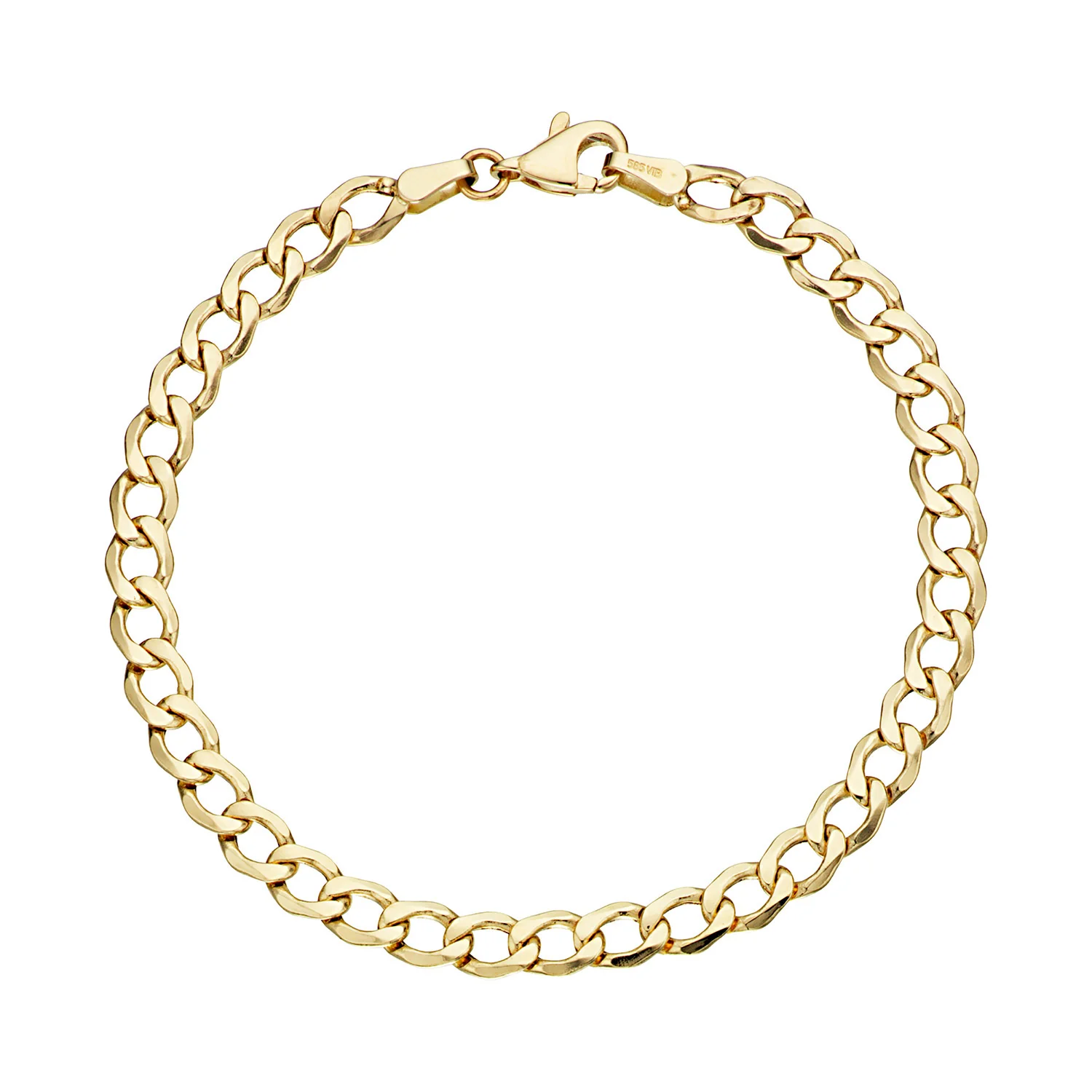 Vibholm GULD - Panser armbånd - 14 kt. guld