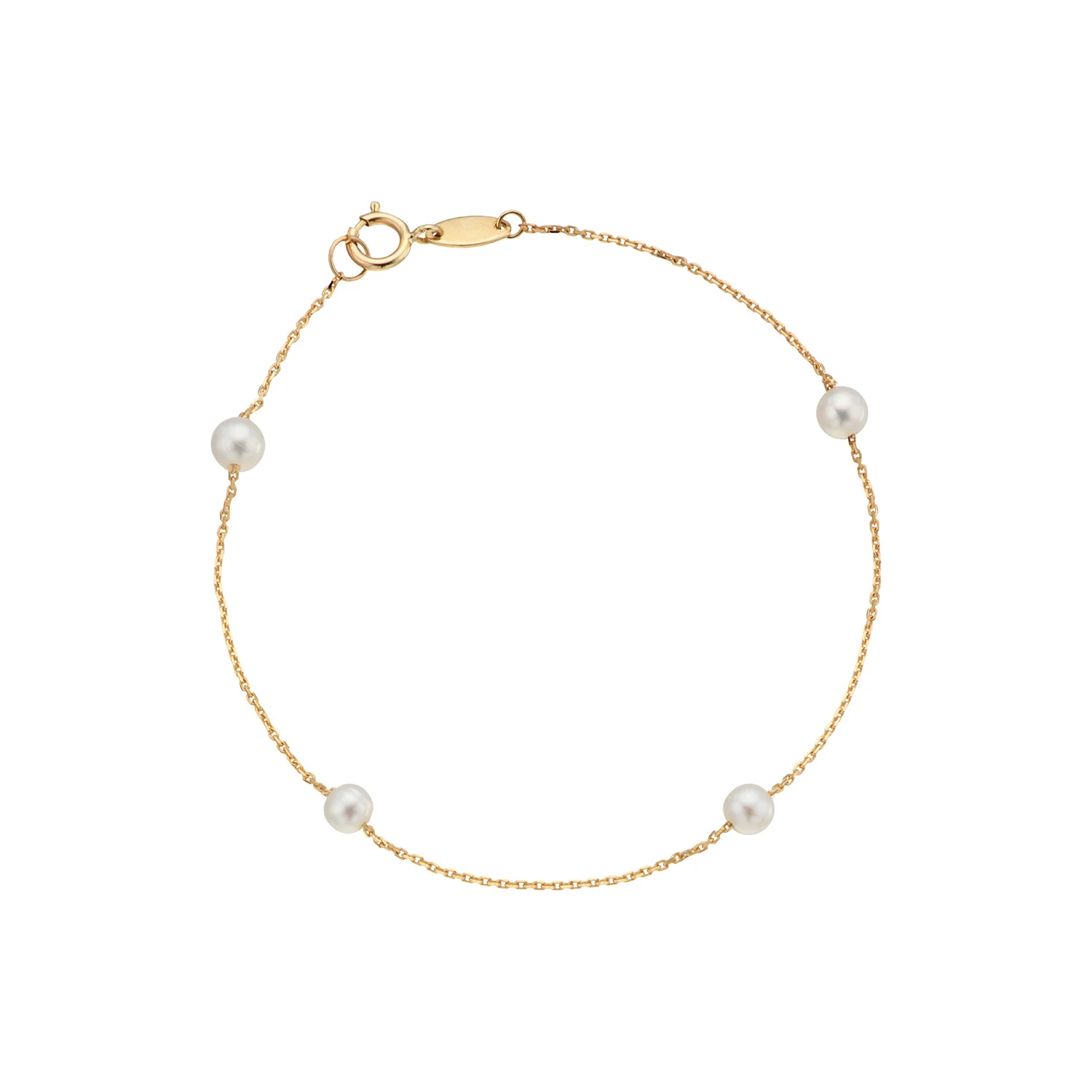Vibholm GULD - Perle armbånd - 8 kt. guld