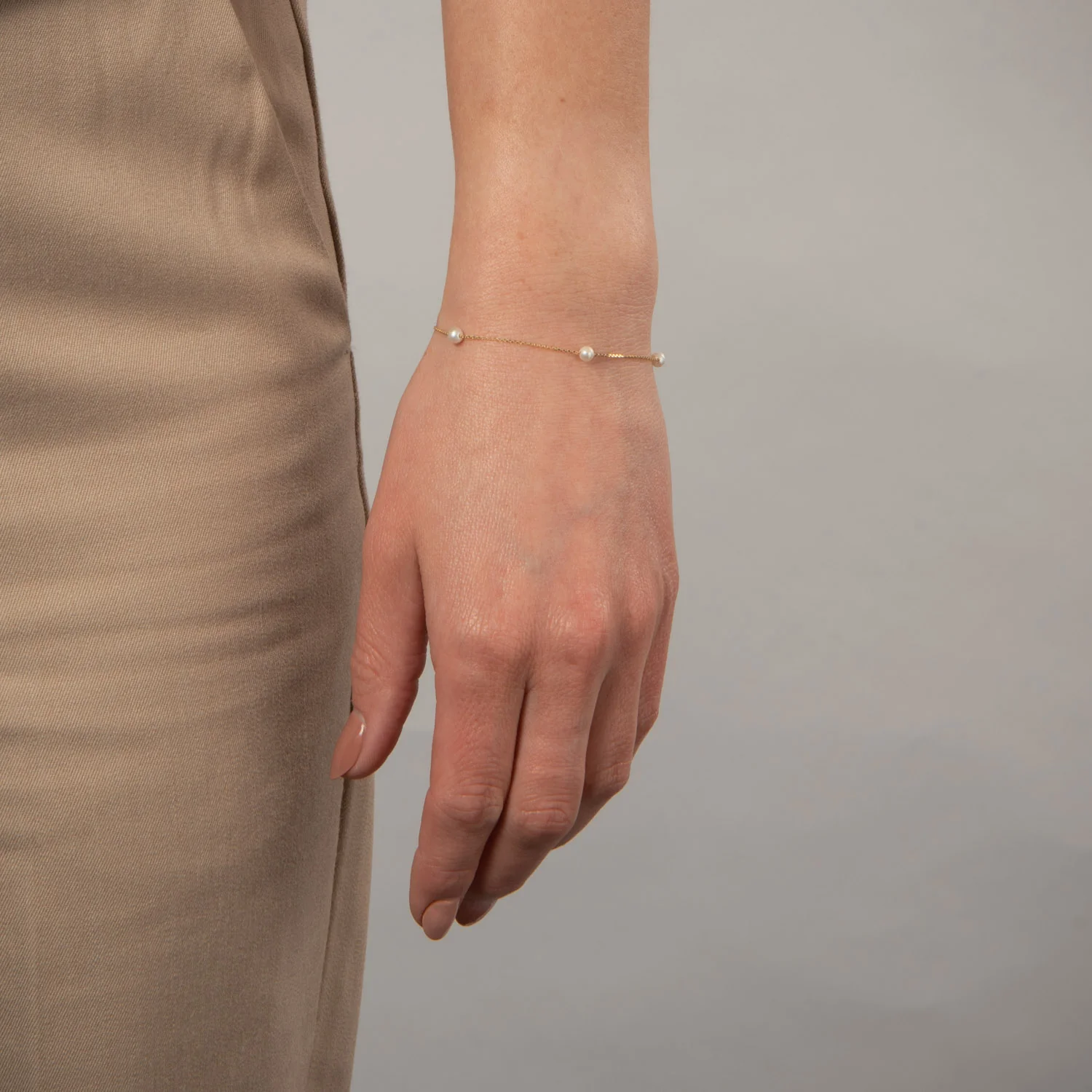 Vibholm GULD - Perle armbånd - 8 kt. guld - Image 2