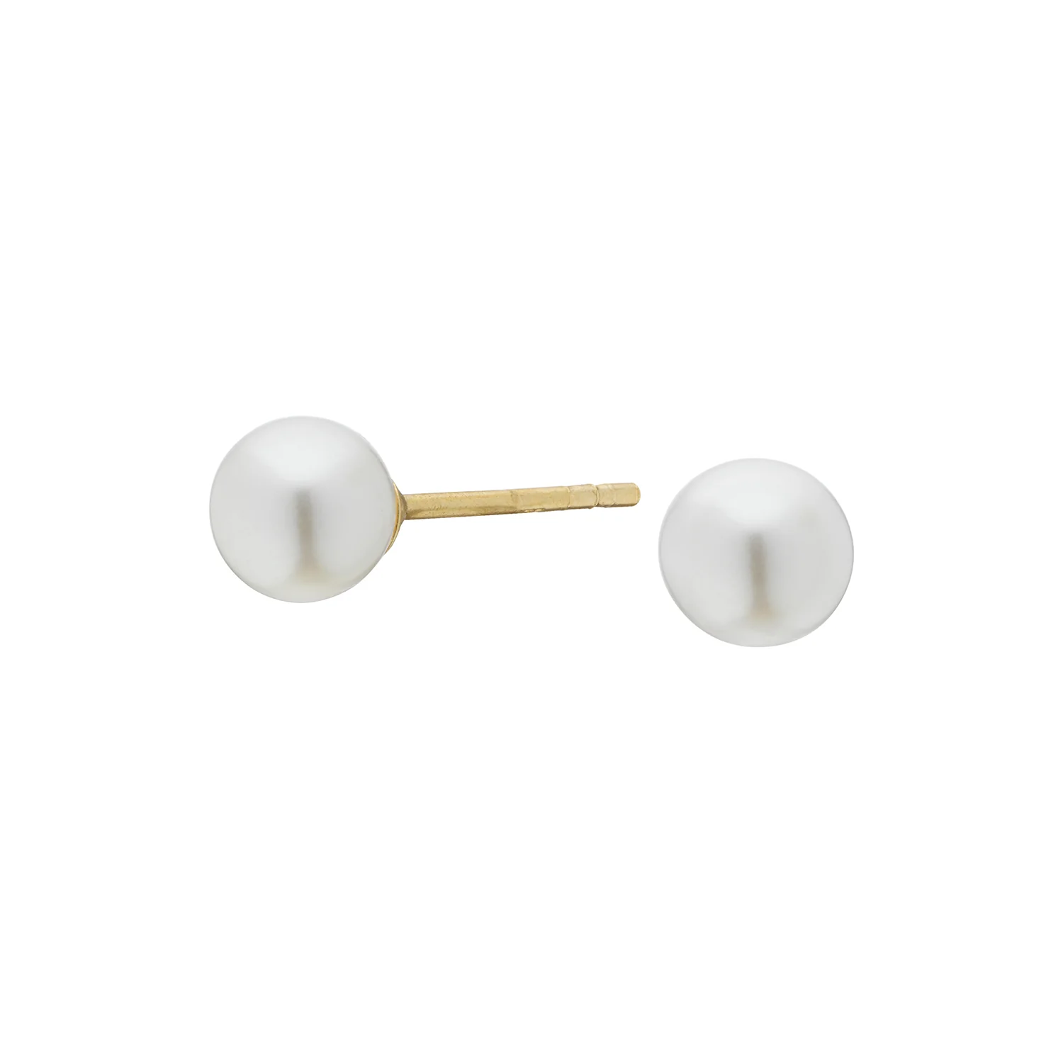 Vibholm GULD - Perle ørestikker 4,5-5 mm - 9 kt. guld