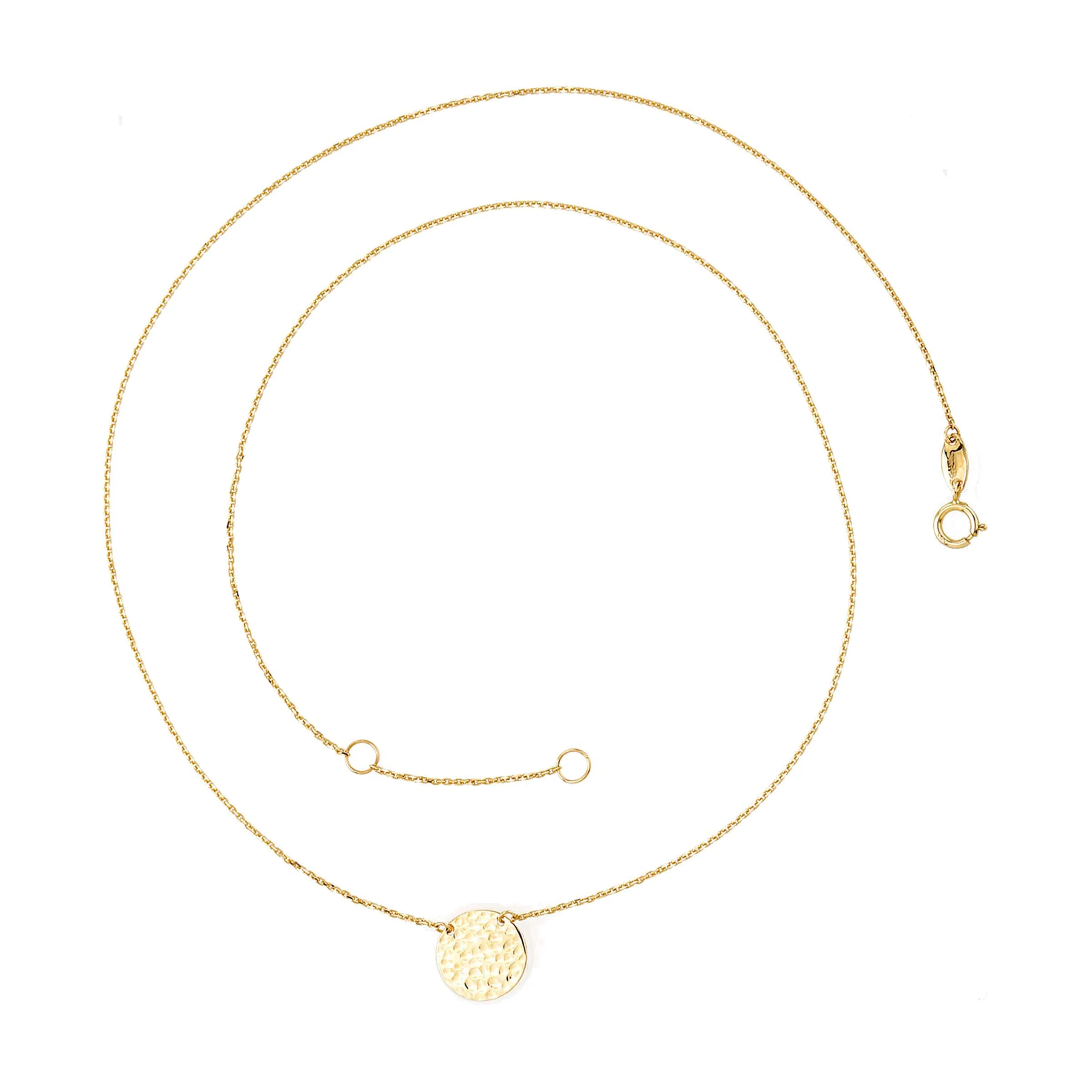 Vibholm GULD - Plade halskæde - VX3CABLE1N-1216-DC