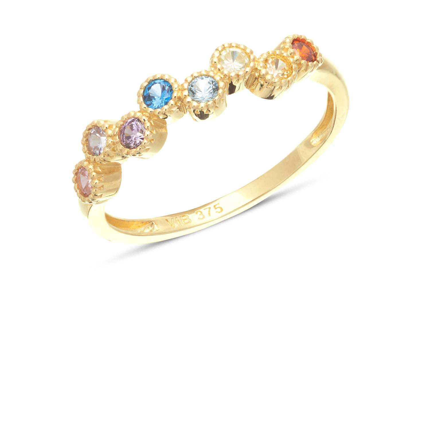 Vibholm GULD - Rainbow ring - ST46556