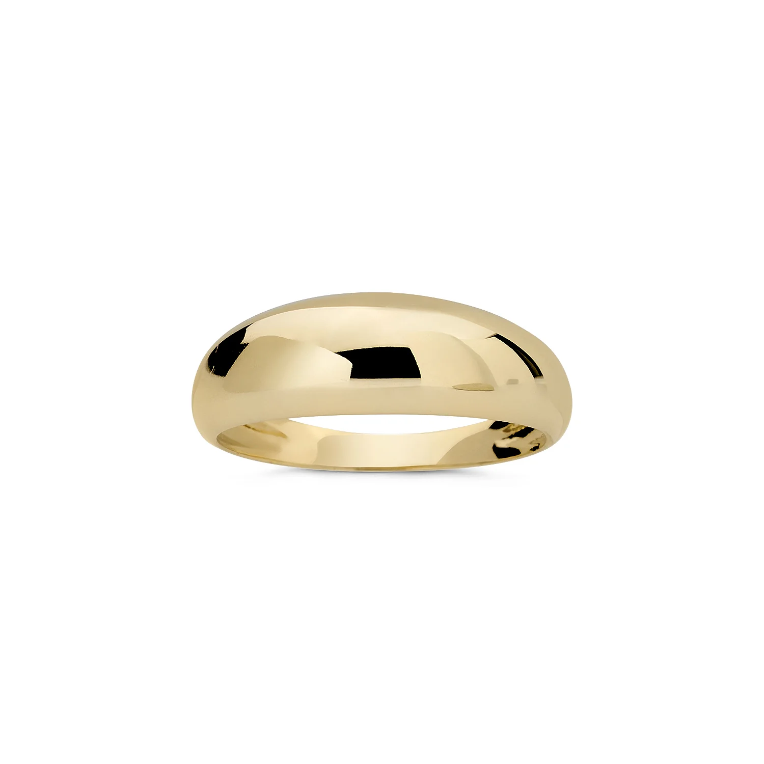 Vibholm GULD - Ring m. blank overflade - 8 kt. guld