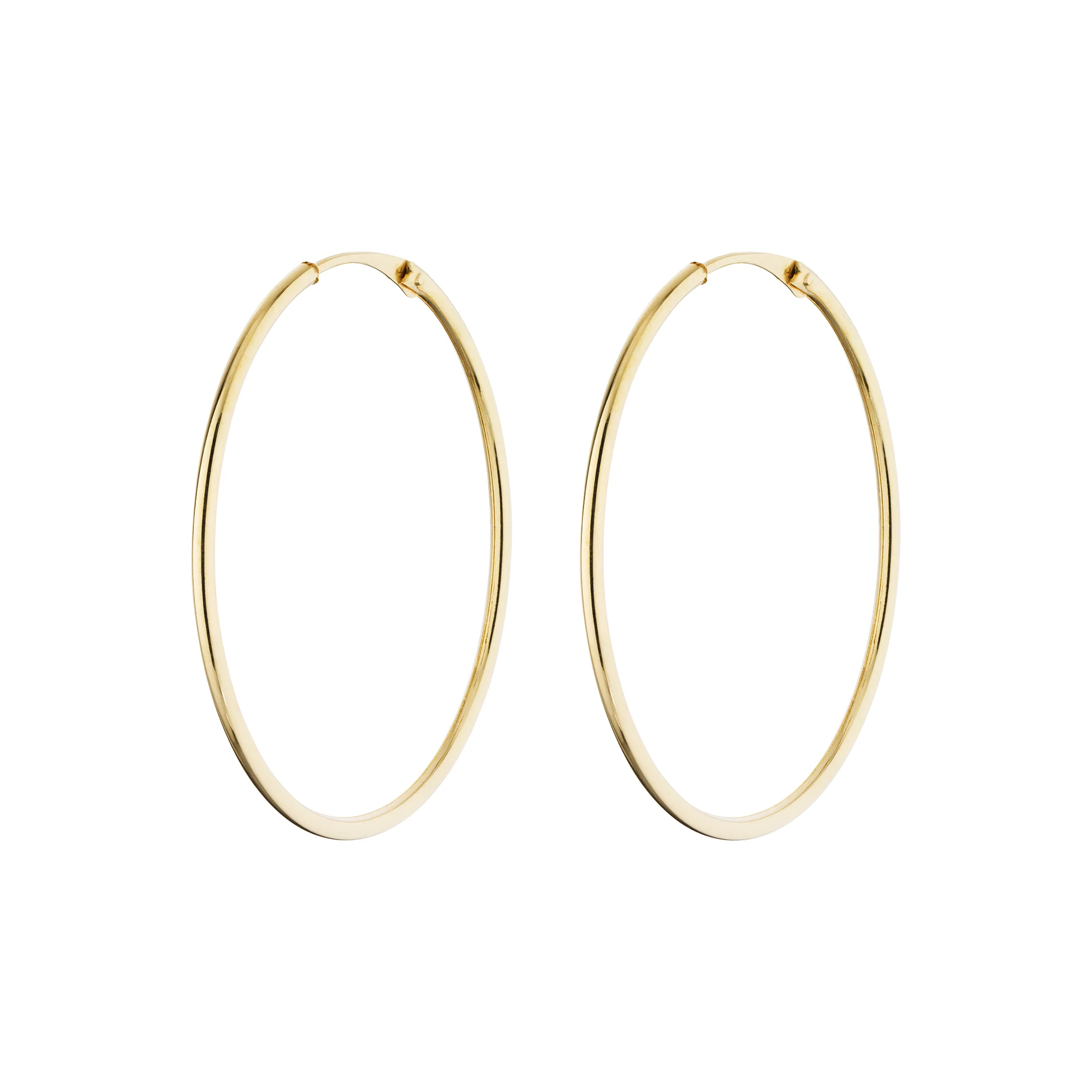 Vibholm GULD - Tube Creoler, 25mm - 9 kt. guld