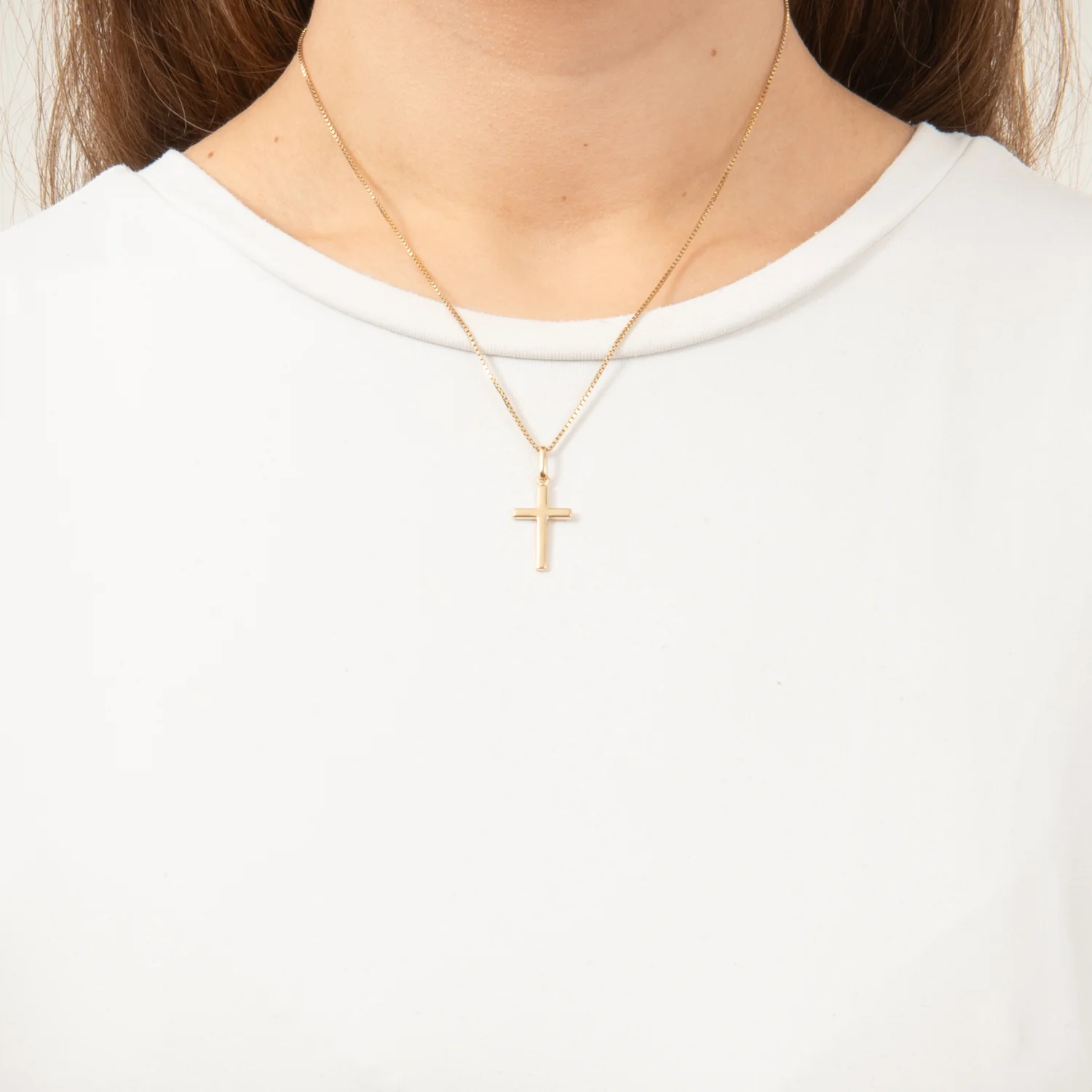 Vibholm GULD - Vedhæng, kors - Guld - Image 2