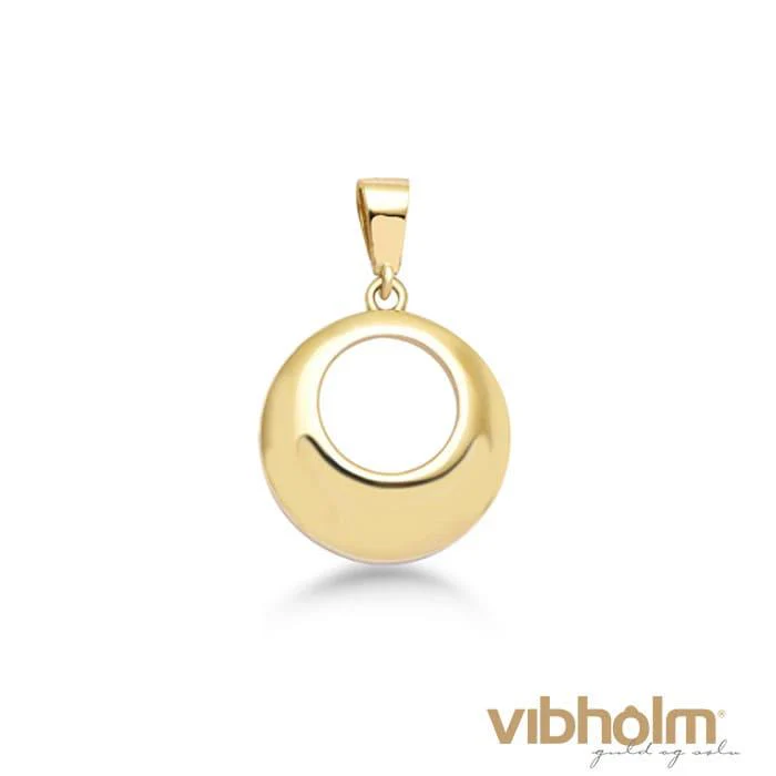 Vibholm GULD - Vedhæng rund - NO-PPC0061