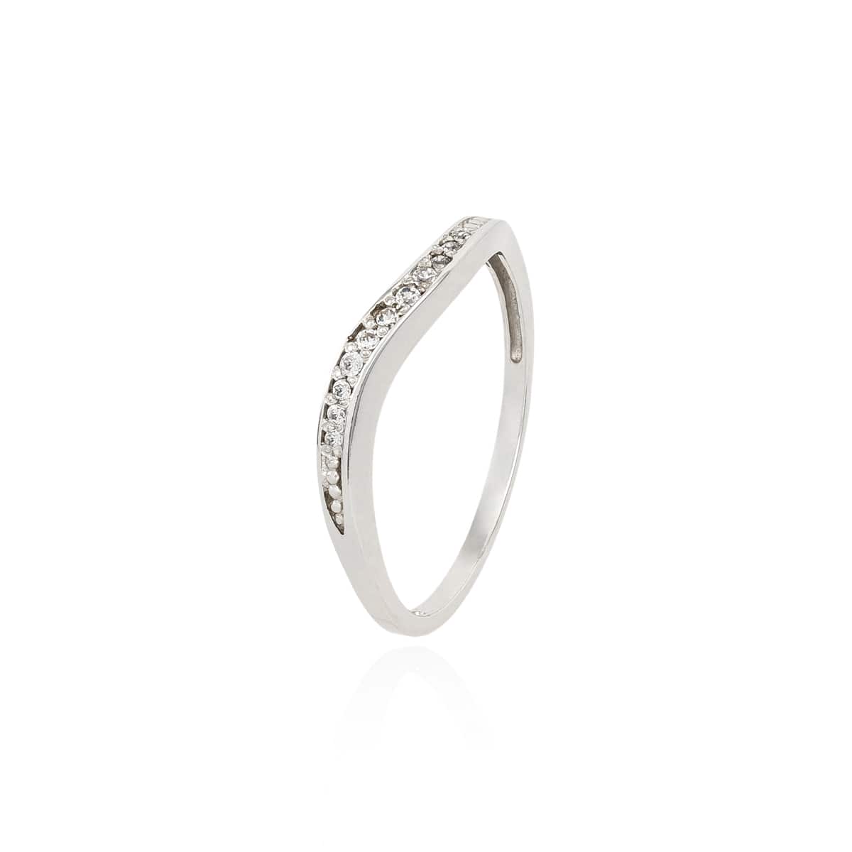 Vibholm GULD - Wave ring m/zirkonia - ST44983B