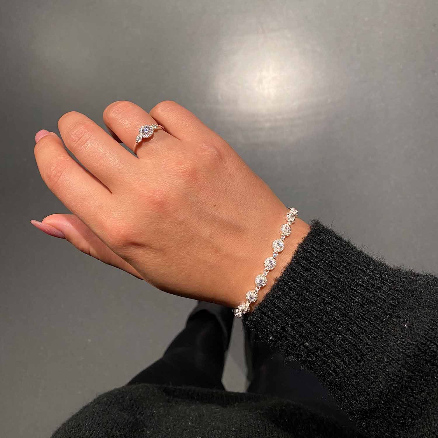 Vibholm SØLV - Armbånd med zirkonia - Sterlingsølv - Image 3