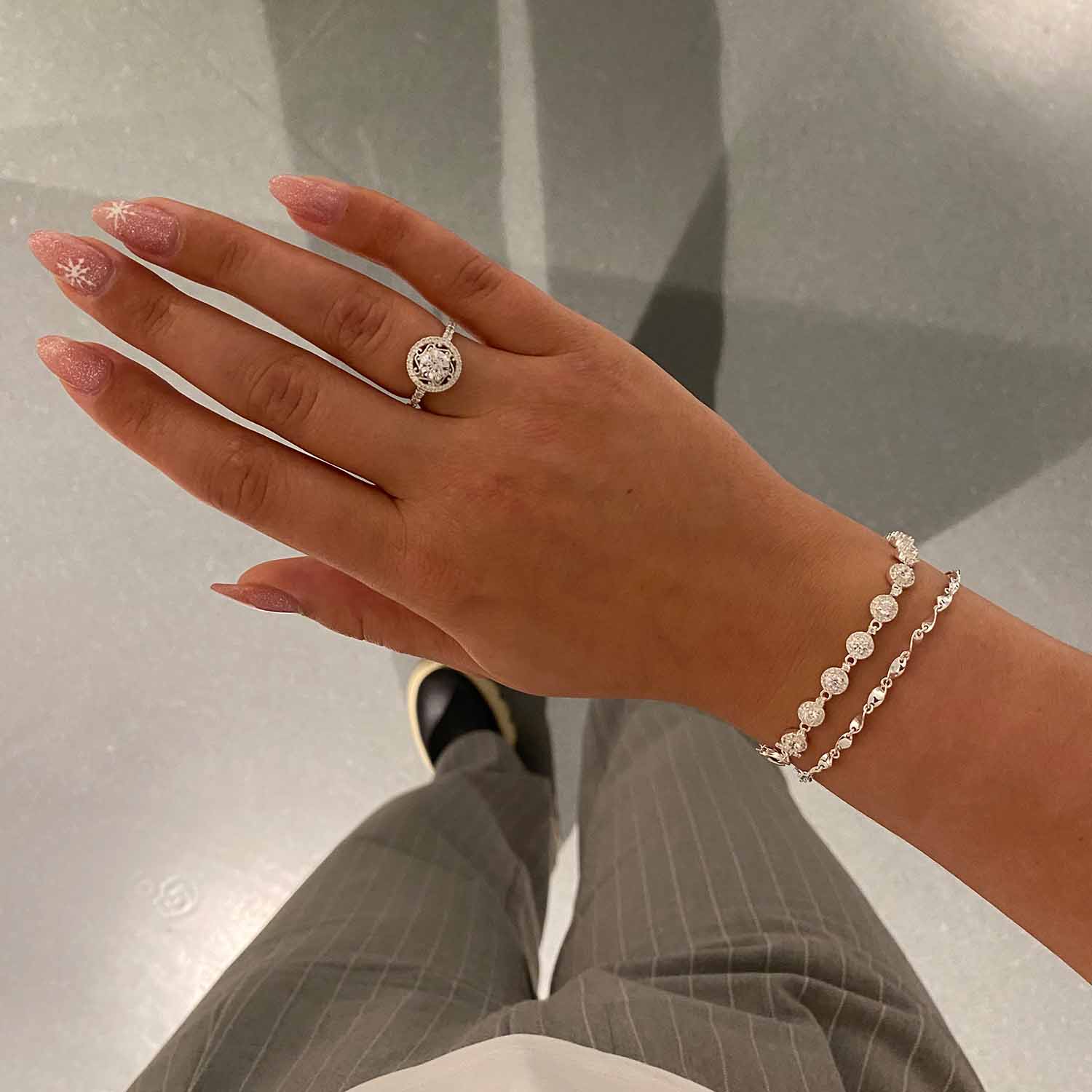 Vibholm SØLV - Armbånd med zirkonia - Sterlingsølv - Image 4
