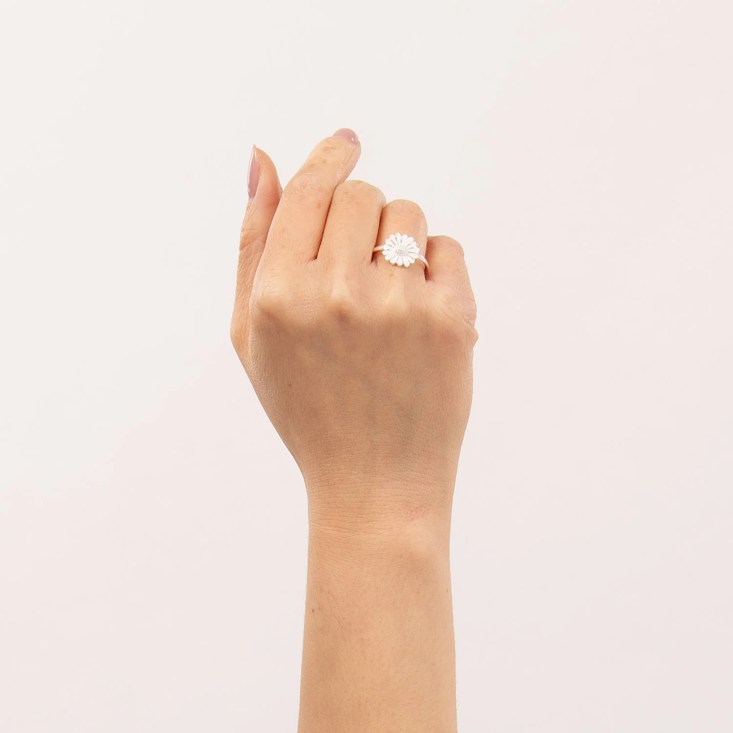 Vibholm SØLV - Marguerit ring, 12 mm - Sølv - Image 2