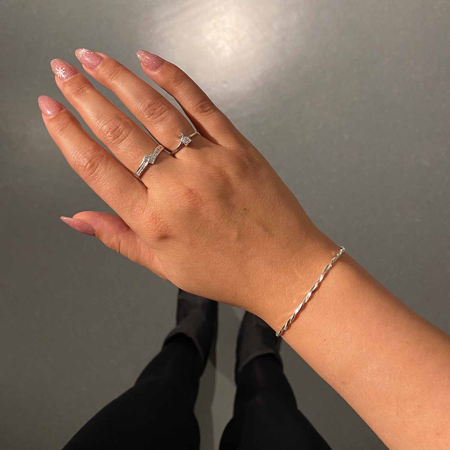 Vibholm SØLV - Snoet Slange armbånd - sølv - Image 3