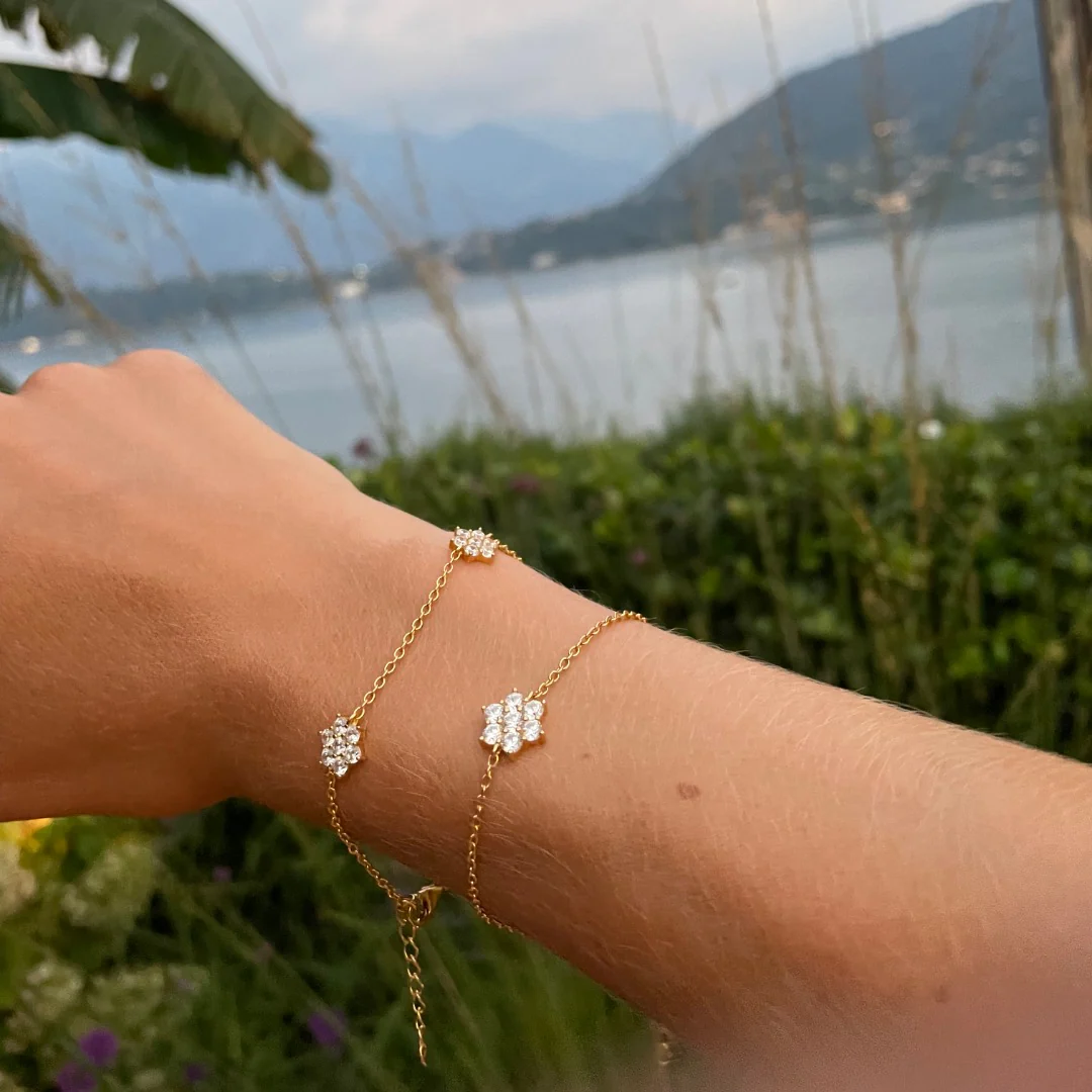 View Jewellery - Flower armbånd - Forgyldt sølv - Image 5