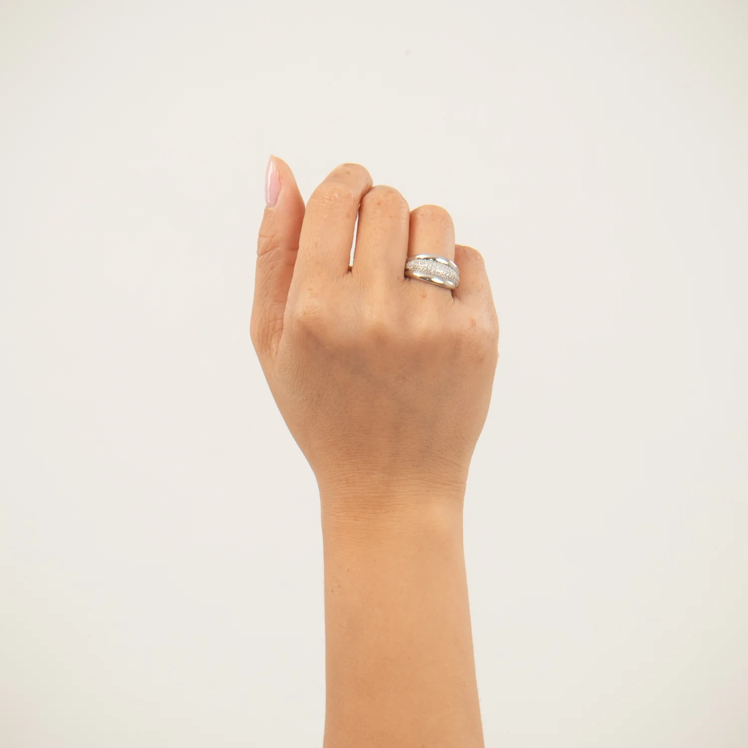 View Jewellery - Macy ring, zirkonia - Rhodineret sølv - Image 2