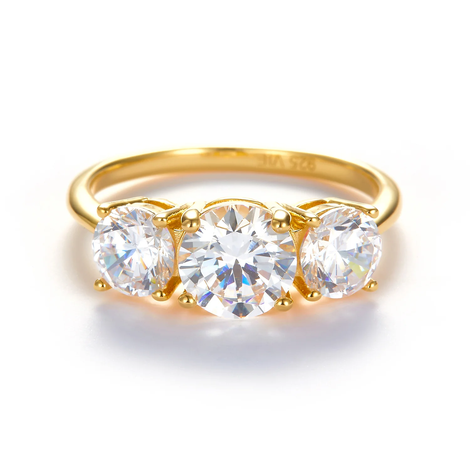 View Jewellery - Nadine ring m. zirkonia - Forgyldt sølv