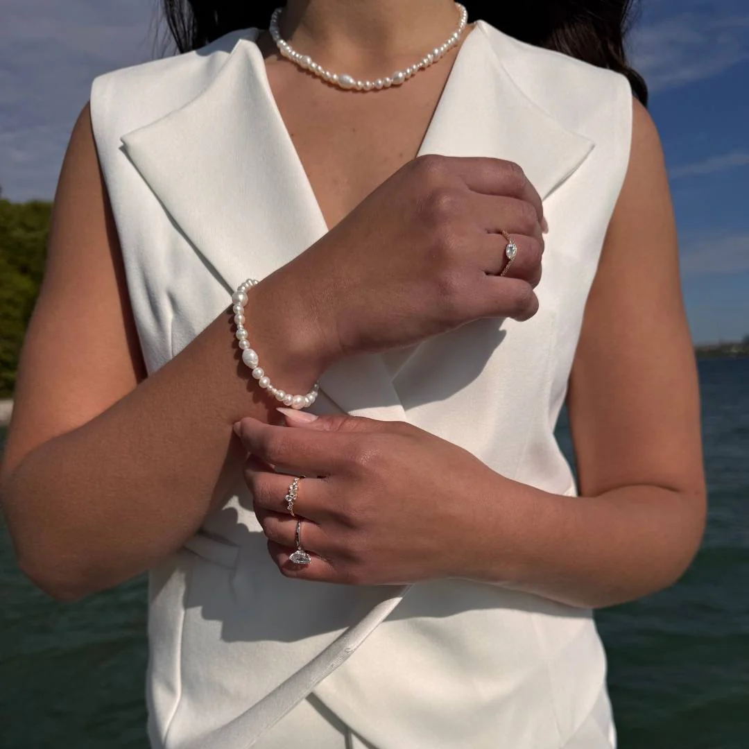 View Jewellery - Nadira ring m. zirkonia - Forgyldt sølv - Image 8