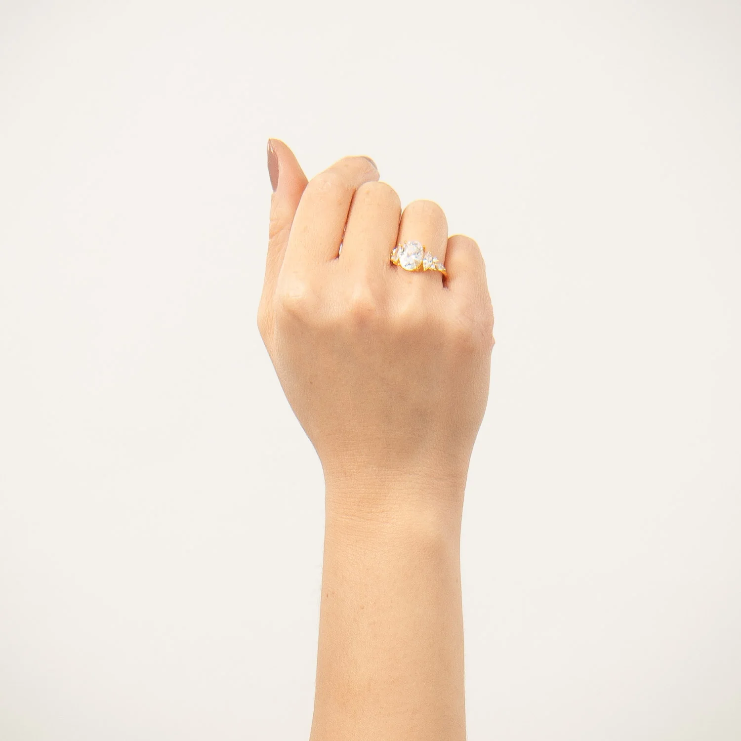 View Jewellery - Nanina ring n. zirkonia - Forgyldt sølv - Image 2