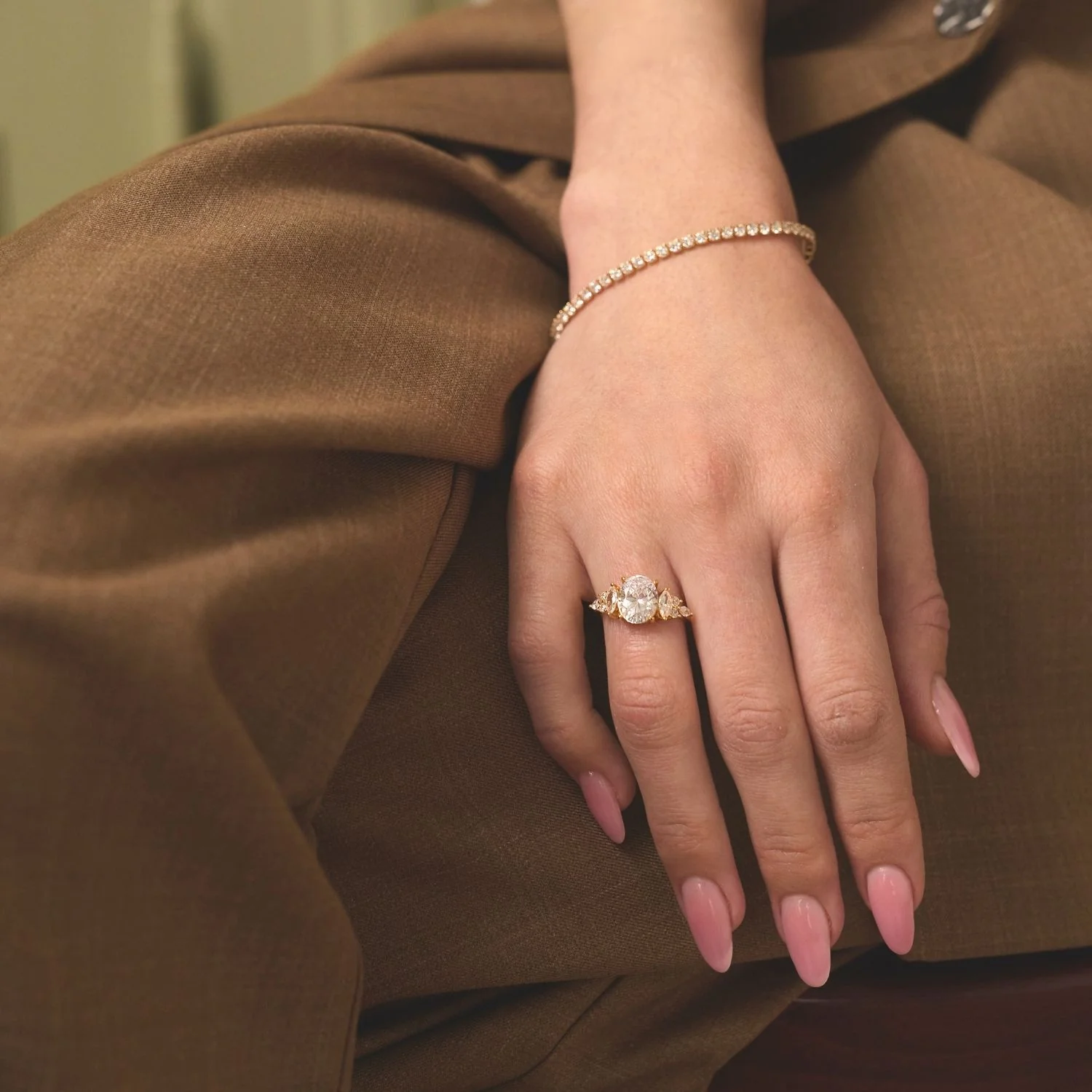 View Jewellery - Nanina ring n. zirkonia - Forgyldt sølv - Image 3