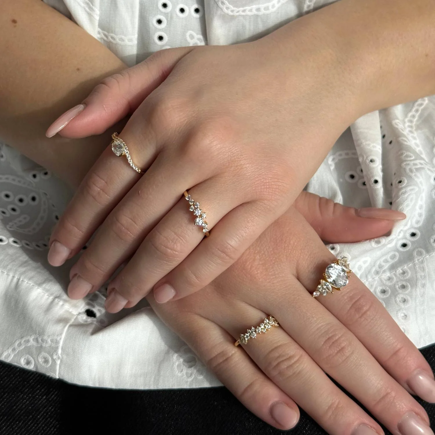 View Jewellery - Nanina ring n. zirkonia - Forgyldt sølv - Image 9