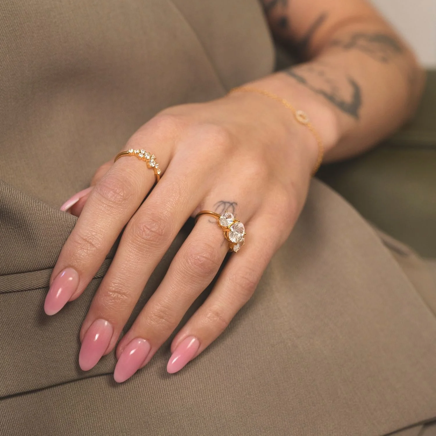 View Jewellery - Nasima ring m. zirkonia - Rhodineret sølv - Image 4