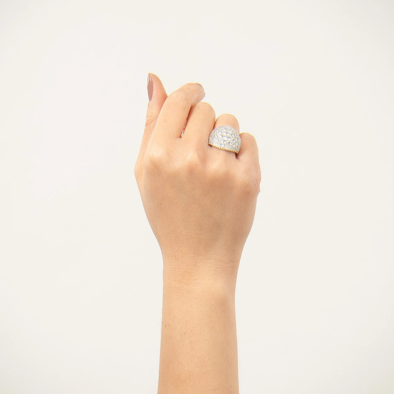 View Jewellery - Nelly ring m. zirkonia - Rhodineret sølv - Image 2
