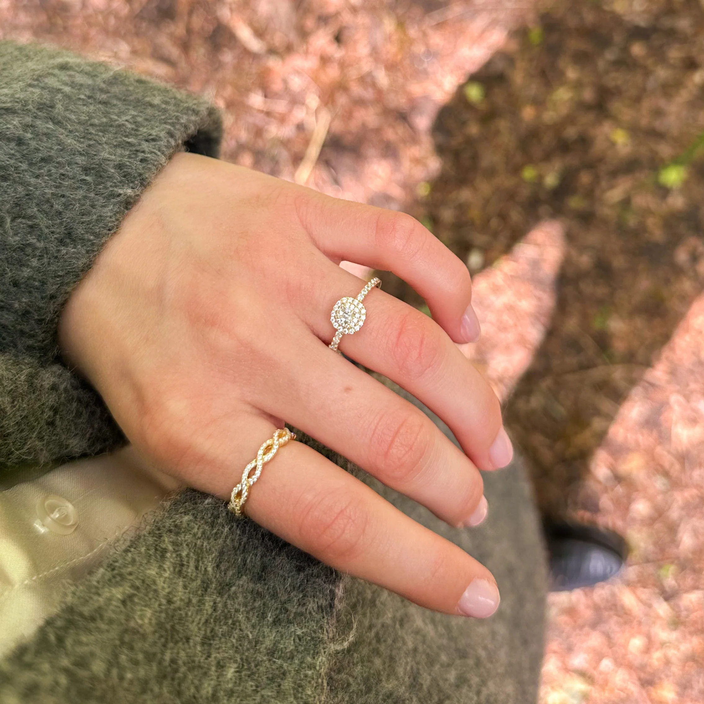View Jewellery - Princess ring - Forgyldt sølv - Image 3
