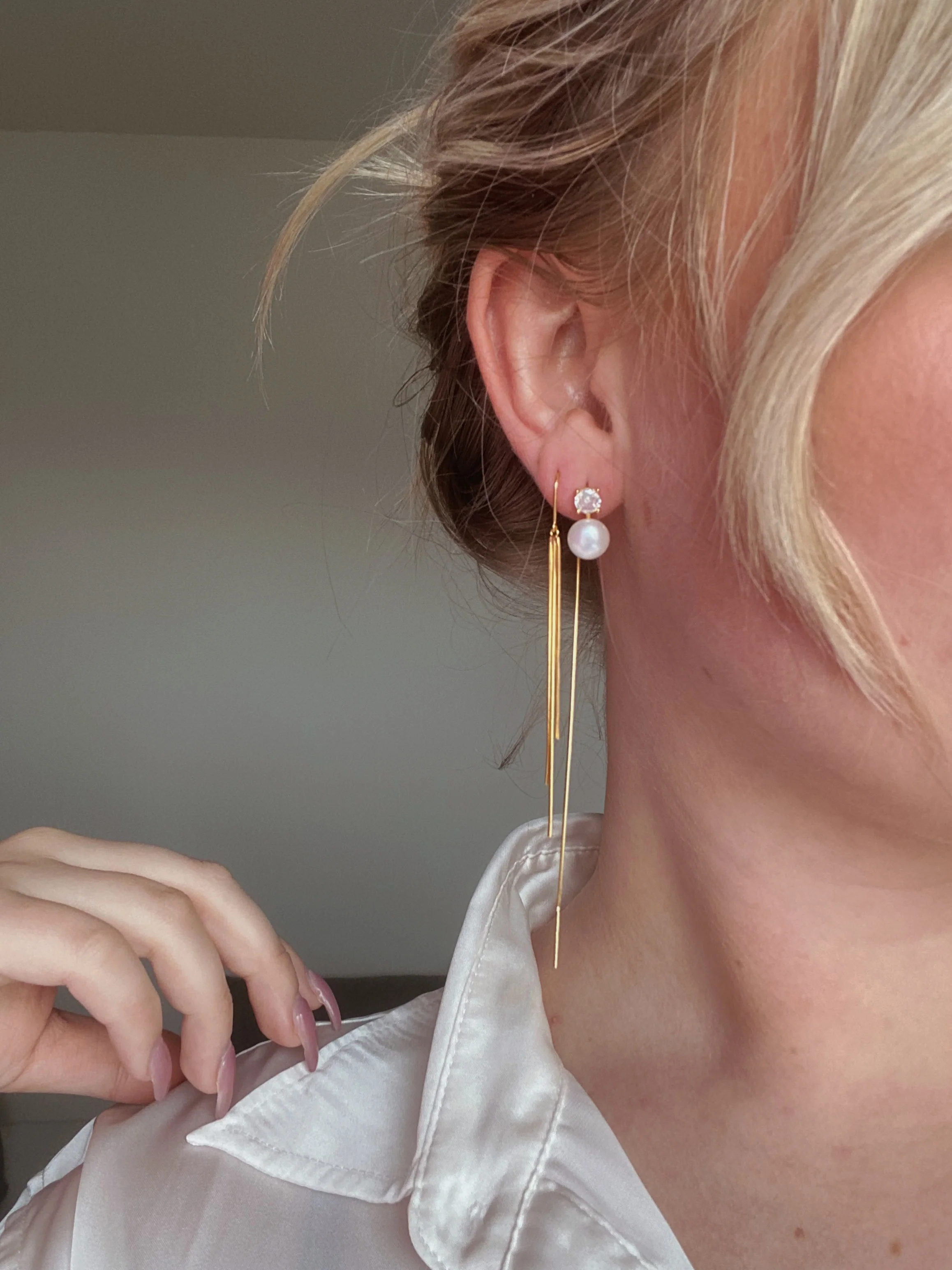 View Jewellery - Sally øreringe - Forgyldt sølv - Image 3