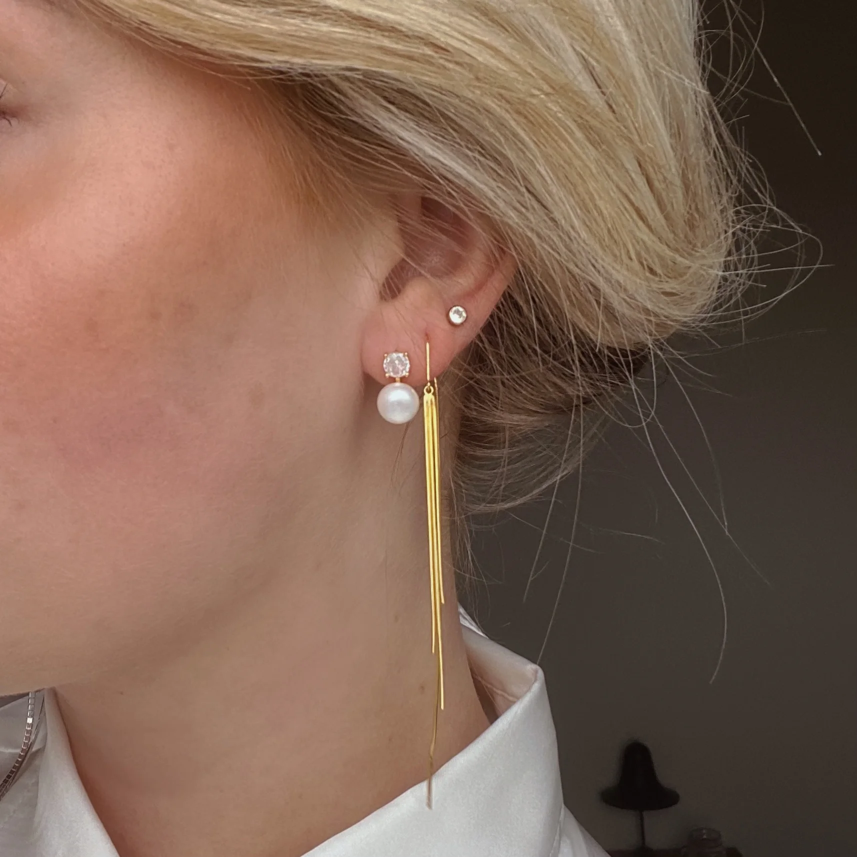 View Jewellery - Sally øreringe - Forgyldt sølv - Image 4