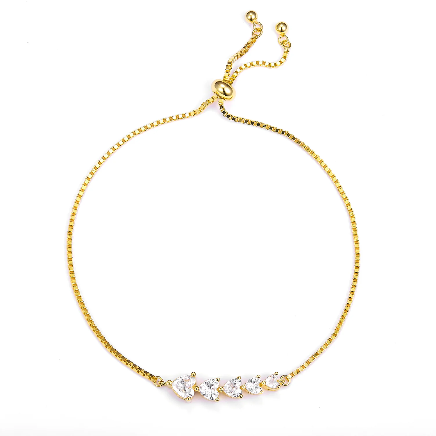 View Jewellery - Samara armbånd, 16+3 cm - Forgyldt sølv