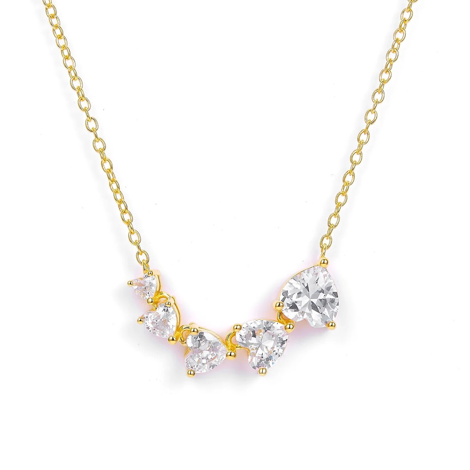 View Jewellery - Samara halskæde, 42+3 cm - Forgyldt sølv