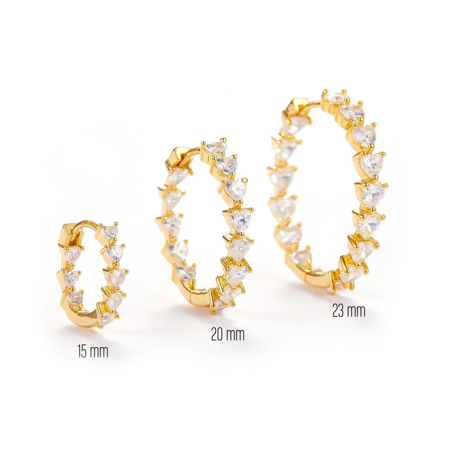 View Jewellery - Samara øreringe, 23 mm - Forgyldt sølv - Image 5