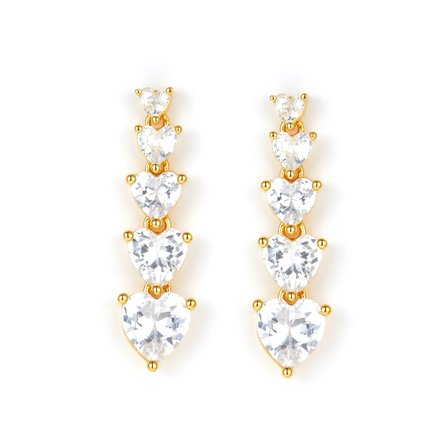 View Jewellery - Samara øreringe - Forgyldt sølv